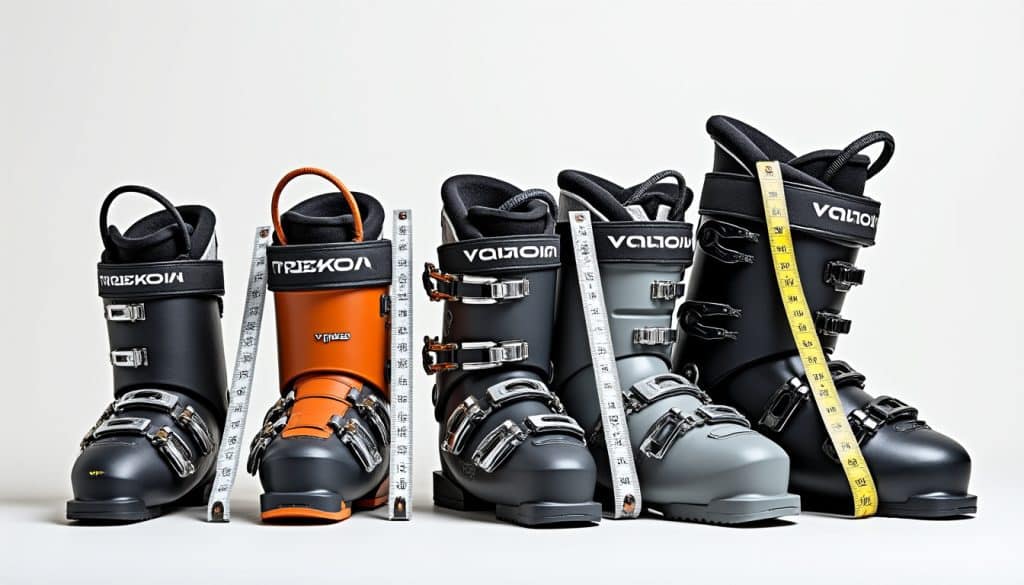 Taille de chaussure de ski : le tableau de correspondance