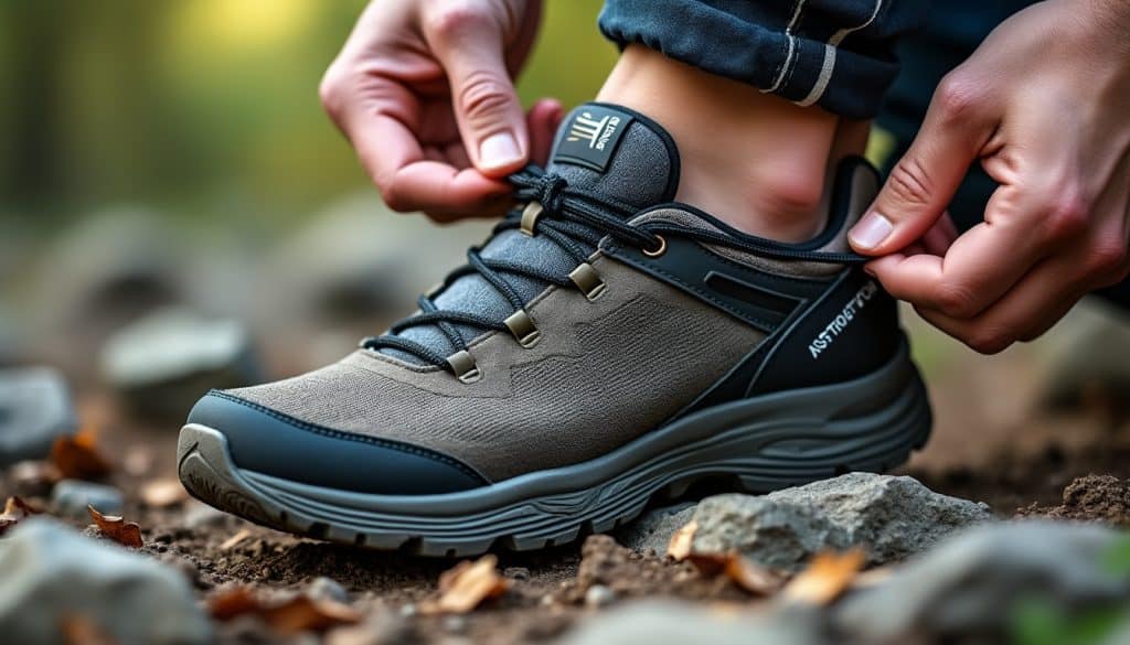 Chaussure de randonnée basse homme : bien ajuster sa taille