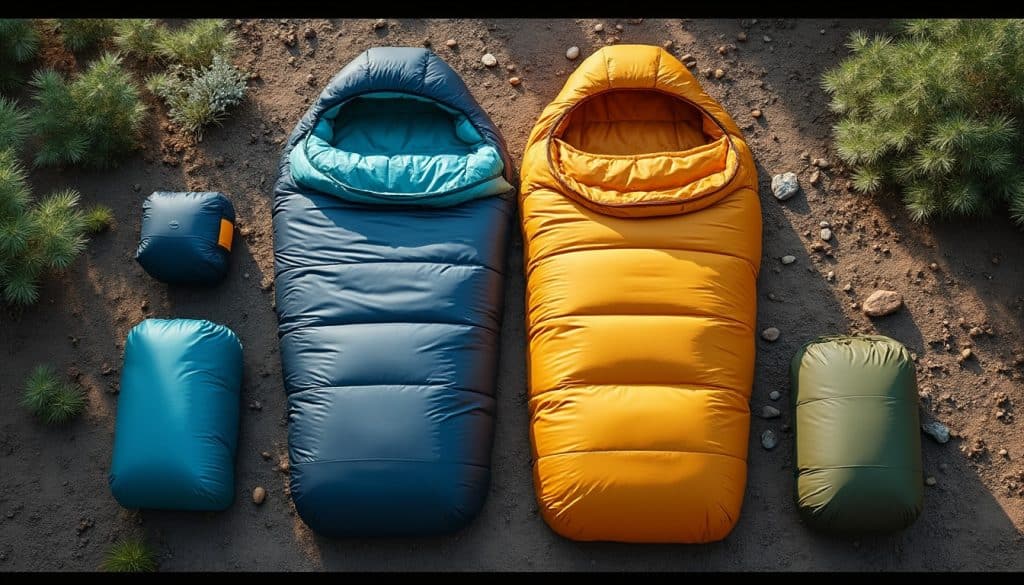 Sacs de couchage 2 personnes : poids, encombrement et confort